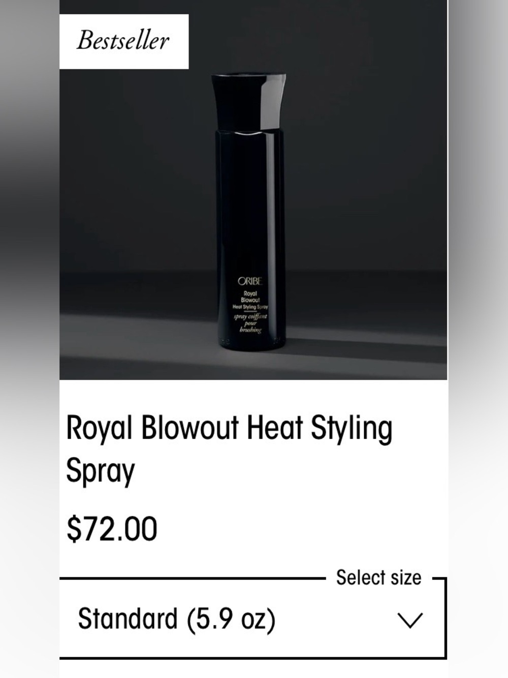 Oribe Royal Blowout Heat Styling Spray 5.9 oz 175ml NEW Sealed - Picture 2 of 6